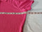 New Karen Scott Womens Short Sleeve Collared Pink Henley Polo Blouse Top Size XL - evorr.com