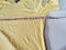 Karen Scott Women's Elbow Sleeve Boat Neck Yellow Cotton Solid Blouse Top 2XL - evorr.com