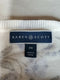 Karen Scott Women's Long Sleeve Button Front White Blue Flowers Cardigan Plus 2X - evorr.com