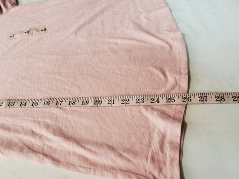 New Style&Co. Women's Long Sleeve Pink Scoop-Neck Solid Blouse Top Size S - evorr.com