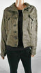 $398 Ralph Lauren Women's Polo Green Cropped Army Military Jacket Green Size L