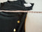 $59 Derek Heart Women Black Stripe Short Sleeve Slit Buttons Dress Plus 1X - evorr.com