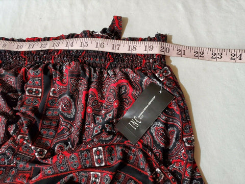 $109 INC CONCEPTS Womens Black Paisley Printed Sleeveless Jumpsuit Dress Plus 2X - evorr.com