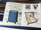 $240 New London Fog Brentwood 24" Hardside Spinner Suitcase Luggage Blue