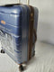$240 New London Fog Brentwood 24" Hardside Spinner Suitcase Luggage Blue
