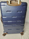 $240 New London Fog Brentwood 24" Hardside Spinner Suitcase Luggage Blue