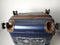$240 New London Fog Brentwood 24" Hardside Spinner Suitcase Luggage Blue