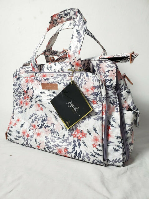 220 New JU-JU-BE Legacy Be Prepared Diaper Bag - Sakura at Dusk Pink Flowers