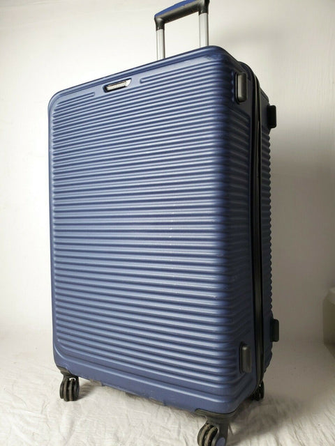 $380 Travel Select Savannah 28" Hard-Shel Spinner Luggage Suitcase Blue Trolley