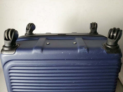 $380 Travel Select Savannah 28" Hard-Shel Spinner Luggage Suitcase Blue Trolley