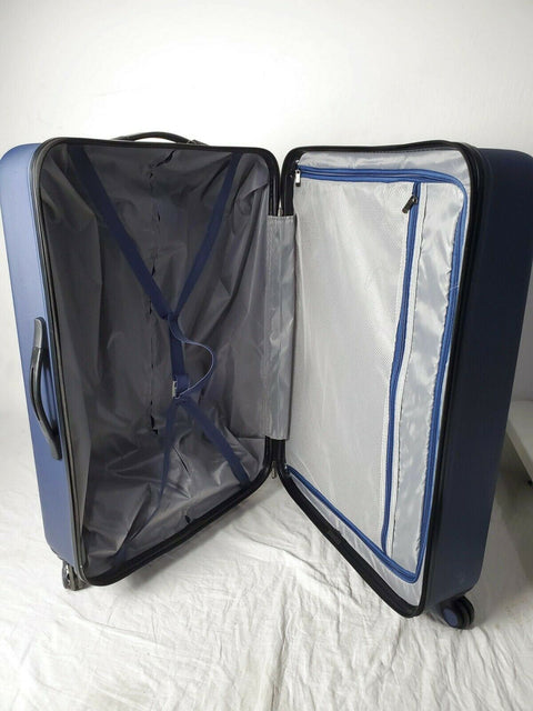 $380 Travel Select Savannah 28" Hard-Shel Spinner Luggage Suitcase Blue Trolley