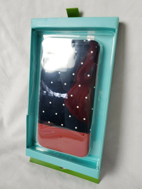New Kate Spade Apple iPhone 8 Plus /7 Plus Case Protective Cover Red Black - evorr.com