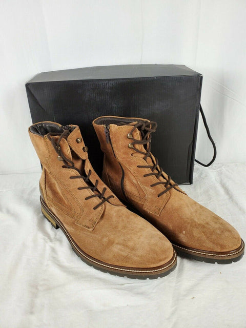 $109 New Bar III Men's Whitaker Suede Boots Shoes Brown Size 13 US - evorr.com