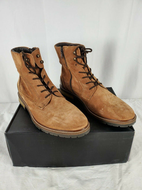 $109 New Bar III Men's Whitaker Suede Boots Shoes Brown Size 13 US - evorr.com