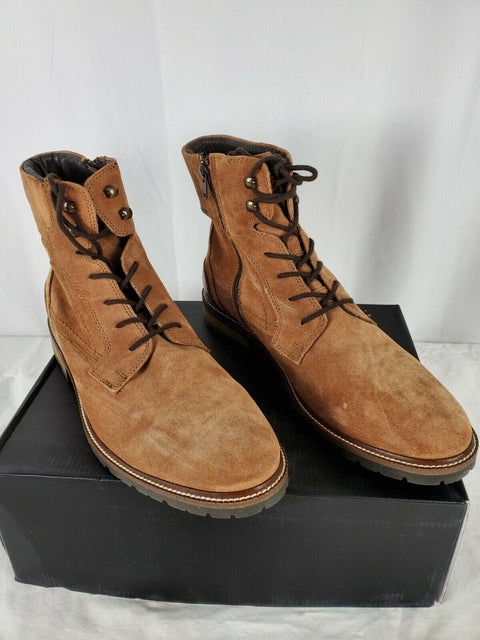 $109 New Bar III Men's Whitaker Suede Boots Shoes Brown Size 13 US - evorr.com