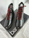 $109 New Bar III Men's Whitaker Leather Boots Shoes Lace Up Black Size 12 US - evorr.com