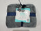 $40 New Bon Voyage Travel Plush Velvet Throw Blanket Gray 50"x60" - evorr.com