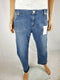 $119 Michael Kors Women's Blue Denim Capri Cropped Jeans Stretch Size 10 - evorr.com