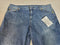 $119 Michael Kors Women's Blue Denim Capri Cropped Jeans Stretch Size 10 - evorr.com