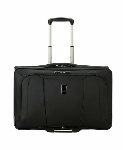 $360 Delsey Helium 360 Rolling Wheels Carry-On Garment Bag Suiter Black