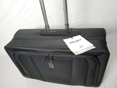 $360 Delsey Helium 360 Rolling Wheels Carry-On Garment Bag Suiter Black