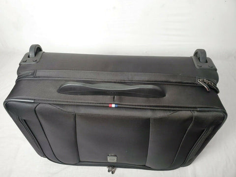 $360 Delsey Helium 360 Rolling Wheels Carry-On Garment Bag Suiter Black