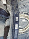 $104 Miss Me Women's Blue Denim Lucky Girl Chloe Bootcut Jeans Patched Size 28 - evorr.com