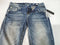 $104 Miss Me Women's Blue Denim Lucky Girl Chloe Bootcut Jeans Patched Size 28 - evorr.com