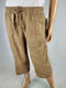 New KAREN SCOTT Women's Brown Pull on EDNA Capri Cropped Pants Drawstring XL - evorr.com