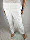 KAREN SCOTT Women Comfort Waist Dress Pant White Pull-On Short Length Petite PS
