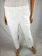 New KAREN SCOTT Women's Comfort Dress Pant White Pull On Short Length Petite XL