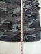 New CALVIN KLEIN Men's Collared Camouflage Button Shirt Gray Short Sleeve Size L - evorr.com