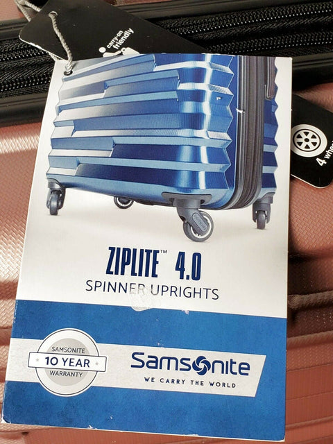 $259 New Samsonite Ziplite 4.0 20" Hardside Spinner Luggage Carry On Rose Pink