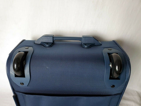 $260 Samsonite Lite-Air DLX Under-Seater Wheeled Carry-On Luggage Blue Suitcase