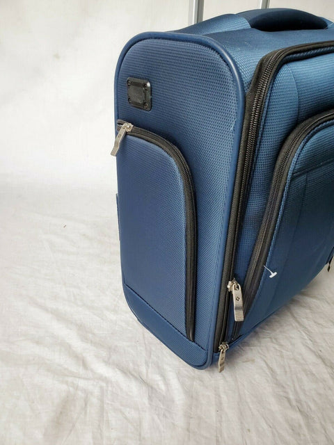 $260 Samsonite Lite-Air DLX Under-Seater Wheeled Carry-On Luggage Blue Suitcase