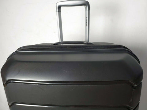 $398 Samsonite Free-form 28" Spinner Wheels Suitcase Luggage Black Hard Case TSA