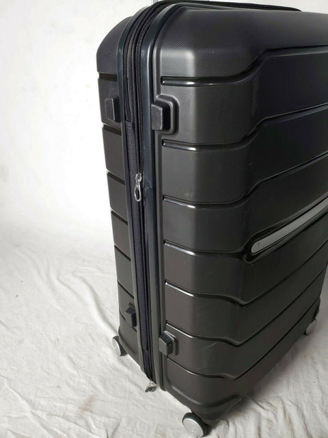$398 Samsonite Free-form 28" Spinner Wheels Suitcase Luggage Black Hard Case TSA