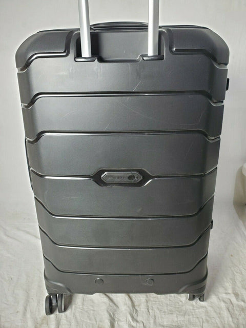 $398 Samsonite Free-form 28" Spinner Wheels Suitcase Luggage Black Hard Case TSA