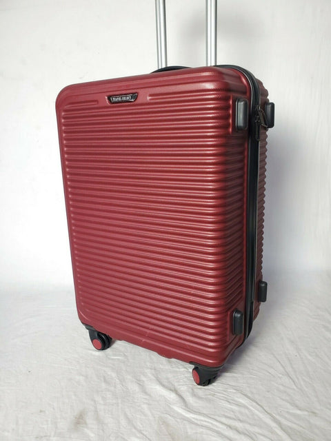 $360 NEW Travel Select Savannah 24" Hard Shell Dual Spinner Luggage Suitcase RED