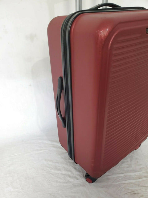 $360 NEW Travel Select Savannah 24" Hard Shell Dual Spinner Luggage Suitcase RED
