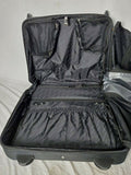 London Fog Buckingham 44" Wheeled Garment Bag Suitcase Luggage Black - evorr.com