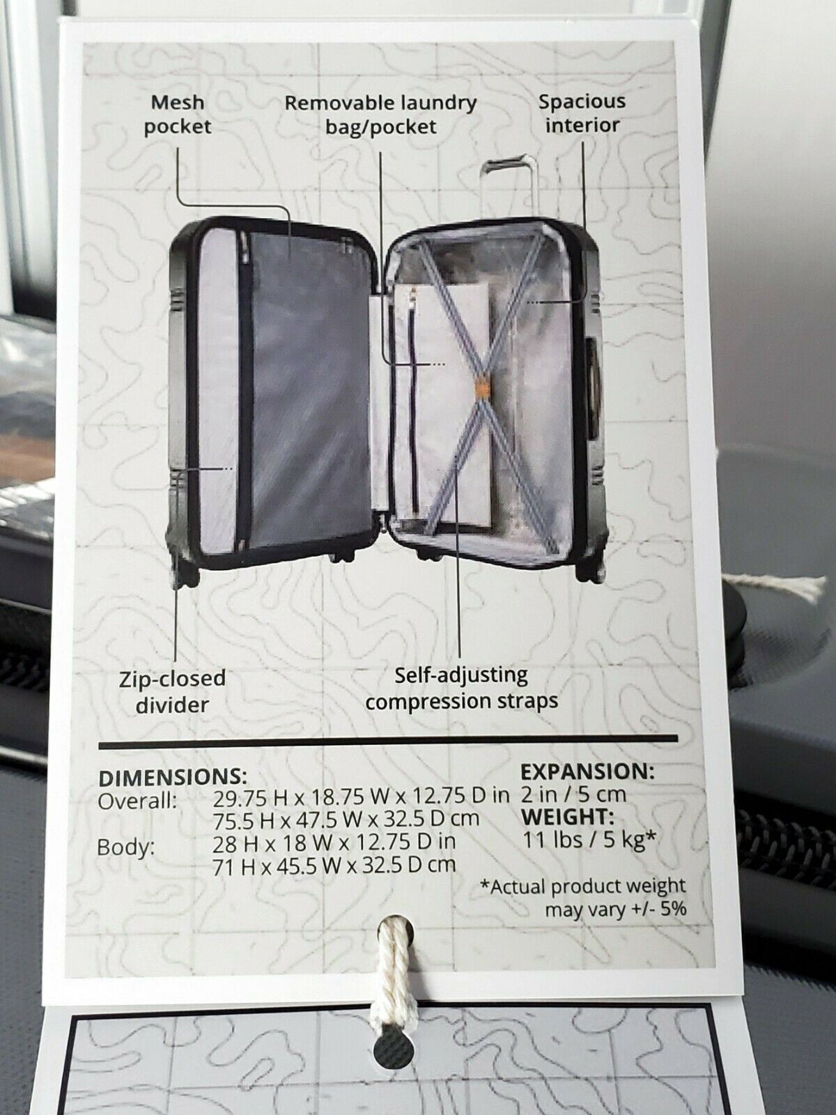 280 New Skyway Glacier Bay 28" CheckIn Hardside Spinner Luggage Suit