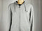 New NAUTICA Men' Gray Logo Casual Hoodie Jacket Full Zipper Sweatshirt Size 2XL - evorr.com