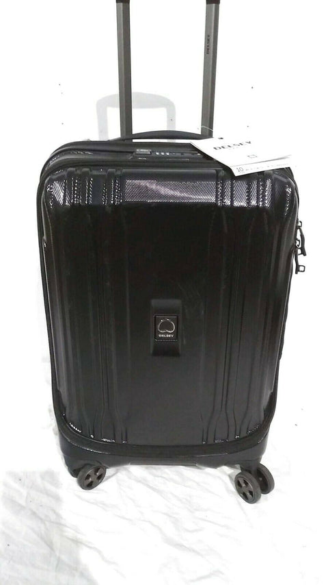 New Delsey Eclipse 21" Carry-On Spinner Luggage Hardcase TSA lock Black