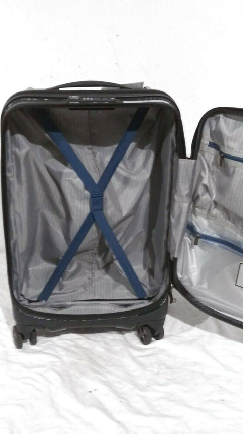New Delsey Eclipse 21" Carry-On Spinner Luggage Hardcase TSA lock Black