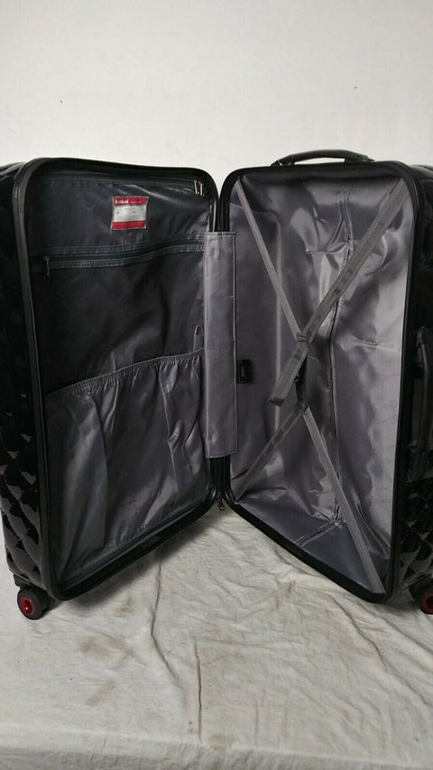 $290 New Rockland Quilt 28" Hard case Luggage Suitcase Black Suitcase