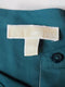 New Michael Kors Women's Cuffed Sleeve Henley Teal Green Blouse Top Size 2XL - evorr.com
