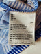 $69 Alfani Women Blue Print Blouse Top Dolman Sleeve Asymmetrical Hem Size S - evorr.com