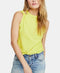 $108 New Free People Women's Sleeveless Green Twisted Blouse Top Size XS
