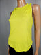 $108 New Free People Women's Sleeveless Green Twisted Blouse Top Size XS